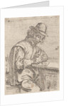 Drawing man wearing a hat by Peter Snijers