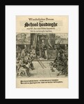 Title print of the pamphlet in 1618 entitled, 'Wonderlijcken Droom Vande School-houdinghe van Mr by Anonymous