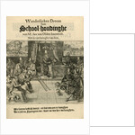 Title print of the pamphlet in 1618 entitled, 'Wonderlijcken Droom Vande School-houdinghe van Mr by Anonymous