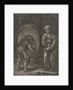 Two figures and a wine barrel by Jo. Lloyd