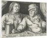 Drinking man and woman by Assuerus van Londerseel