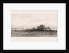 Cityscape with meadows in the foreground by Elias Stark