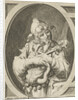 Jester with fool's cap on the head by Jacob de Gheyn II