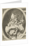 Jester with fool's cap on the head by Jacob de Gheyn II