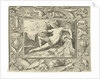 The element water personified by a women at a well containing fishes by Maerten de Vos