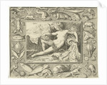 The element water personified by a women at a well containing fishes by Maerten de Vos