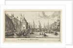 The Geldersekade and the Schreierstoren Amsterdam, The Netherlands by Cornelis Danckerts I