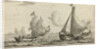 Two landing barges by Reinier Nooms