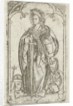 Saint Catherine by Meester met het doorstoken hart
