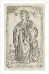 Saint Catherine by Meester met het doorstoken hart