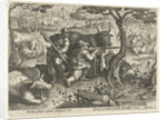 Deer Hunting using camouflage by Lodewijk XIV