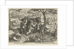 Deer Hunting using camouflage by Lodewijk XIV