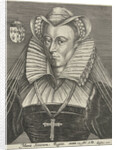 Portrait of Queen Mary I Stuart of Scotland by Claes Jansz. Visscher II