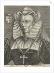 Portrait of Queen Mary I Stuart of Scotland by Claes Jansz. Visscher II