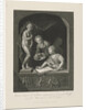 Woman drawing in a window by Johannes de Mare