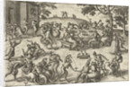 Banquet in open air by Philips Galle