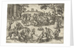 Banquet in open air by Philips Galle