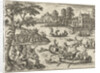 Joust on the water by Philips Galle