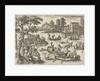 Joust on the water by Philips Galle