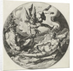 Third day of creation: separation of land and water by Hendrick Goltzius