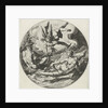 Third day of creation: separation of land and water by Hendrick Goltzius