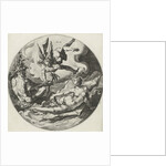 Third day of creation: separation of land and water by Hendrick Goltzius
