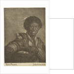 Smiling boy with a bucket of fish by Jan de Groot