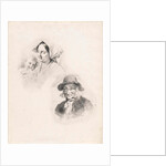 Woman with a child and old man by Louis Anthony Vintcent