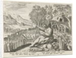 Copres of Egypt as a hermit by Maerten de Vos