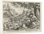 Malchus of Chalcis as a hermit by Maerten de Vos