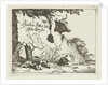 Cup of an ox behind a rock by Nicolaes Visscher I