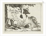 Cup of an ox behind a rock by Nicolaes Visscher I