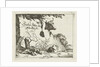 Cup of an ox behind a rock by Nicolaes Visscher I