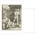 Battle between Ulysses and Irus by Franco Estius