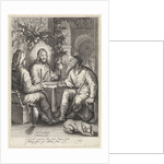 Meal at Emmaus by Cornelius Schonaeus