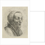 Bust of an old woman with open mouth by Nicolaes van Haeften