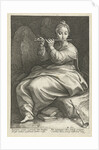 Euterpe by Hendrick Goltzius