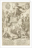 Title print for print series The Roman heroes by Hendrick Goltzius