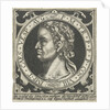 Portrait of Vespasian on medallion by Nicolaes de Bruyn