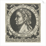 Portrait of Vespasian on medallion by Nicolaes de Bruyn