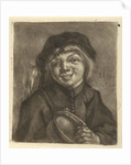 Boy with a bowl and a spoon by Jan de Groot