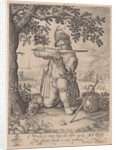 Man with a crossbow by Claes Jansz. Visscher II