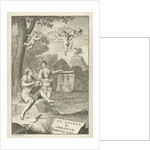 Poet and his muse, Gerard Melder by Abraham Ambrullaart