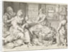 Kitchen piece with parable of the rich man and Lazarus by Imperial court