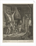 Peasant Interior with carcass by Jacob Louys