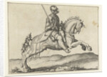 Rider with drawn sword by Jacob de Gheyn II