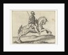 Rider with drawn sword by Jacob de Gheyn II