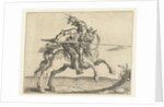 Spear Rider, offensive right by Jacob de Gheyn II