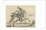 Spear Rider, offensive right by Jacob de Gheyn II