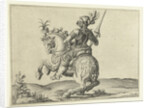 Spear rider with open visor by Jacob de Gheyn II
